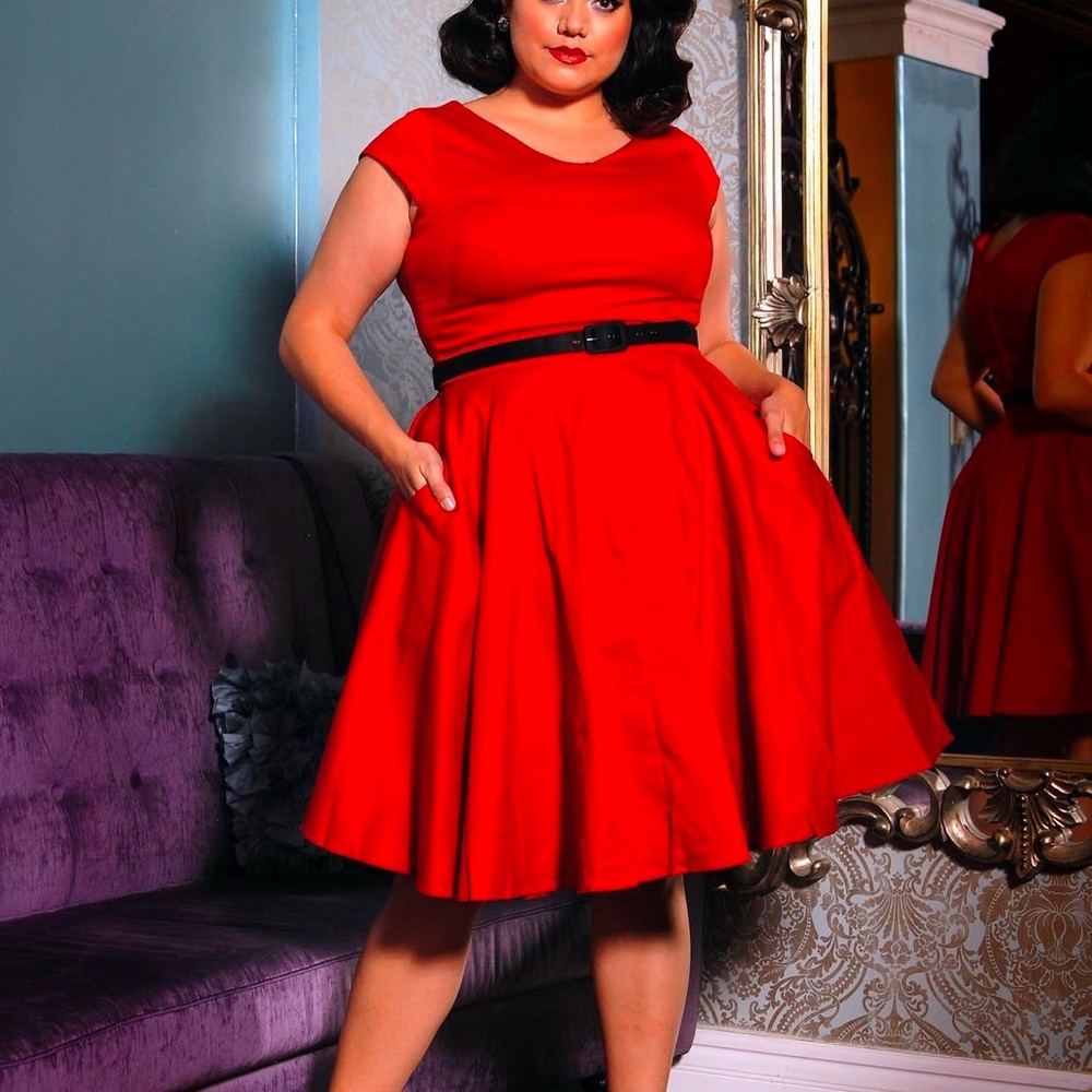 Pinup Girl Clothing - Celia Vintage Swing Dress